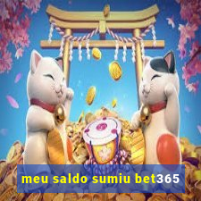 meu saldo sumiu bet365